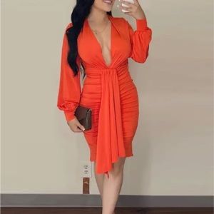 Orange dress